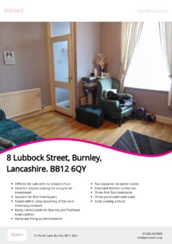 Brochure for Lubbock Street