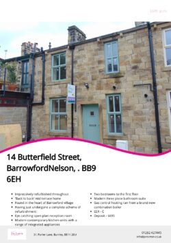 Brochure for Butterfield Street