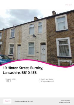 Brochure for Hinton Street