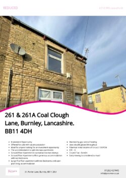 Brochure for Coal Clough Lane