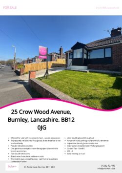 Brochure for Crow Wood Avenue