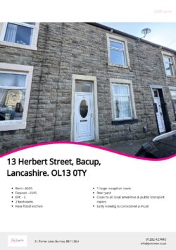 Brochure for Herbert Street