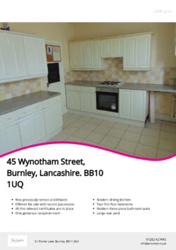 Brochure for Wynotham Street