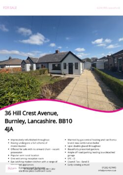 Brochure for Hill Crest Avenue