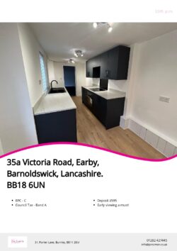 Brochure for Victoria Road, Earby