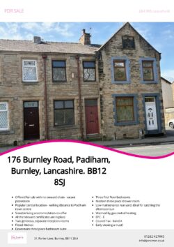 Brochure for Burnley Road, Padiham