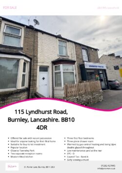 Brochure for Lyndhurst Road