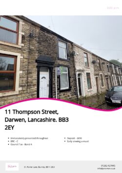 Brochure for Thompson Street