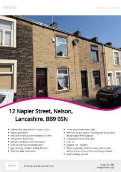 Brochure for Napier Street