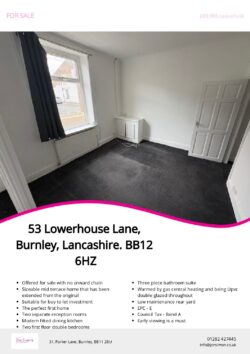 Brochure for Lowerhouse Lane