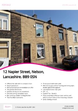 Brochure for Napier Street