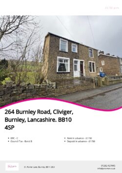 Brochure for Burnley Road, Cliviger