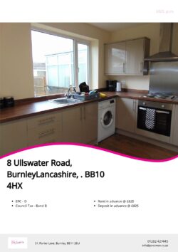 Brochure for Ullswater Road