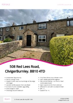 Brochure for Red Lees Road