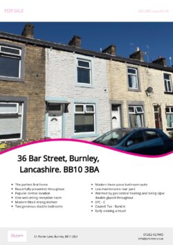 Brochure for Bar Street