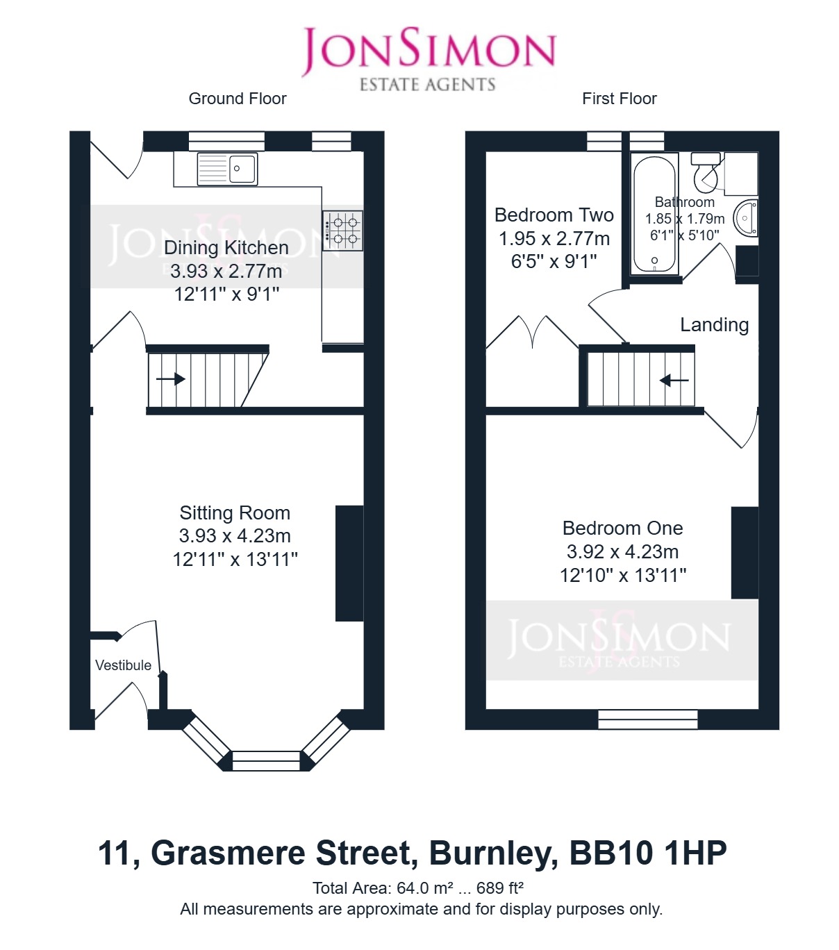 Floorplan for Grasmere Street
