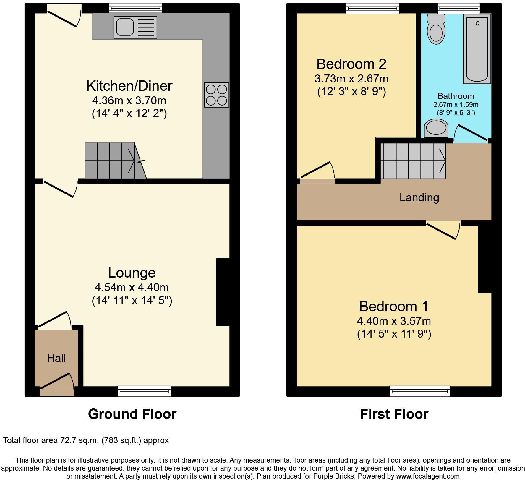 Floorplan for Peers Street, Elton