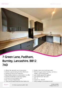 Brochure for Green Lane, Padiham