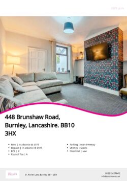 Brochure for Brunshaw Road