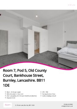 Brochure for Old County Court, Bankhouse Street