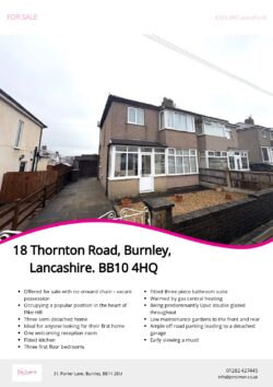 Brochure for Thornton Road
