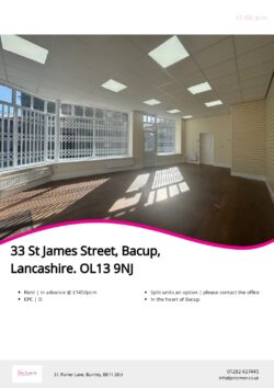 Brochure for St James Street