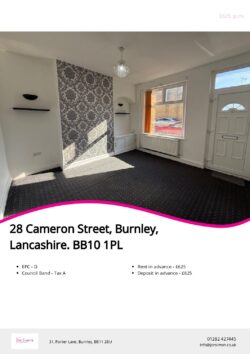 Brochure for Cameron Street