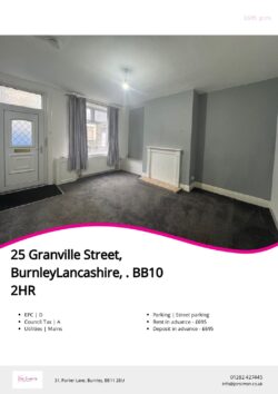 Brochure for Granville Street