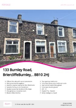 Brochure for Burnley Road