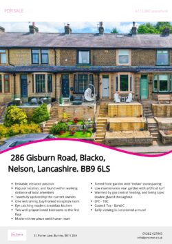 Brochure for Gisburn Road, Blacko