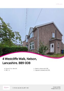 Brochure for Westcliffe Walk