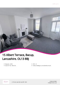 Brochure for Albert Terrace