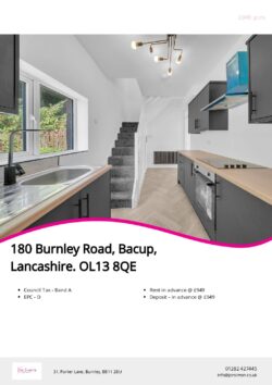 Brochure for Burnley Road