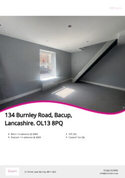 Brochure for Burnley Road
