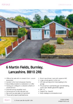 Brochure for Martin Fields